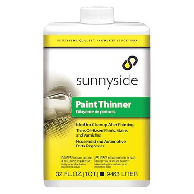 Sunnyside 30432 Paint Thinner, 1/4 Gal., Solvent Base
