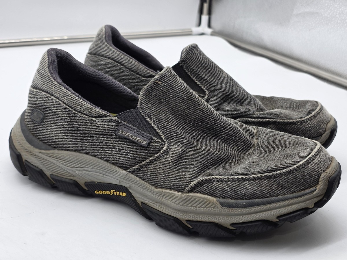 Skechers Relaxed Fit Shoes Men 9 Gray RESPECTED-FALLSTON  display picture 3