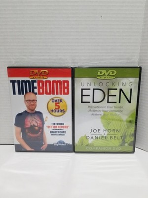 Timebomb + Unlocking Eden DVD Lot Joe Horn Skywatch TV SkywatchTV Healthcare NEW