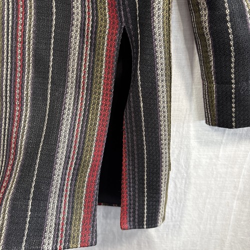 Vintage Lord & Taylor Striped 100% Linen Jacket Women's Size 6 Petites - Picture 16 of 22