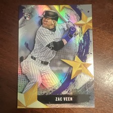Topps 2025 Update Series Zac Veen Stars of MLB Rookie Insert SMLB-69 Rockies