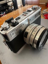 Vintage Yashica MG-1 35mm Flim Rangefinder Camera w/ Yashinon 45mm F2.8 Lens