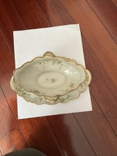 Theorodore Haviland Vintage Gravy Dish Ivory Pattern