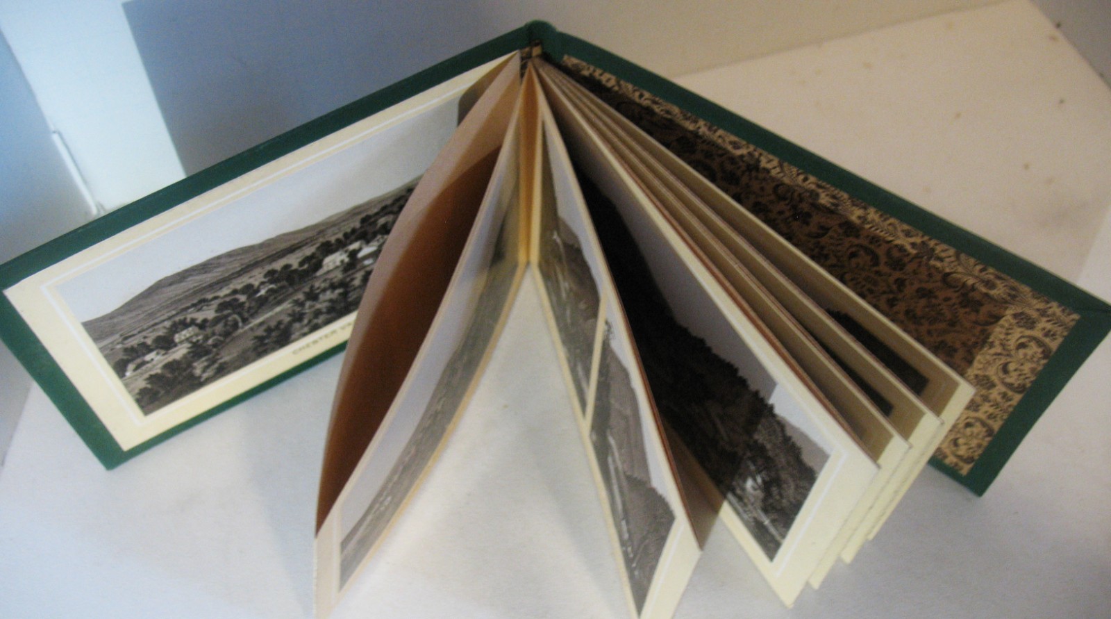 Ant Wittemann Bros Album of Pennsylvania Railroad Scenery Accordian Book Albumen