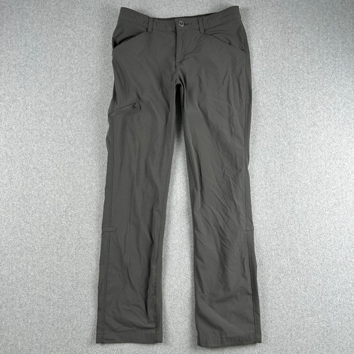 Patagonia Pants Womens 4 Gray Quandary Hiking Outdoor Straight Leg Stretch