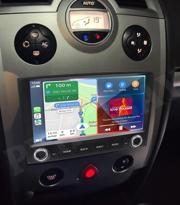 4+64GB  Apple Carplay Für Renault Megane 2002-2008 Android 14 Autoradio GPS Navi