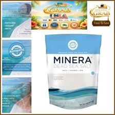 Dead Sea Bath Salt Fine Grain 5 lbs Unscented 100 Pure Natural Mineral Soak