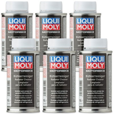 6x LIQUI MOLY 3042 Motorbike Kühlerreiniger Cooler Kühlsystem Reiniger 150 ml