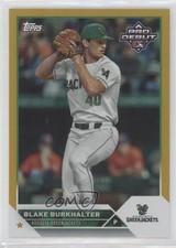 2023 Topps Pro Debut Gold Foil 41/50 Blake Burkhalter #PD-187 1u6