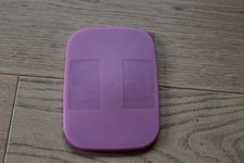 Tupperware Deckel Kühlschranksystem lila rechteckig 11,5 cm x 15 cm