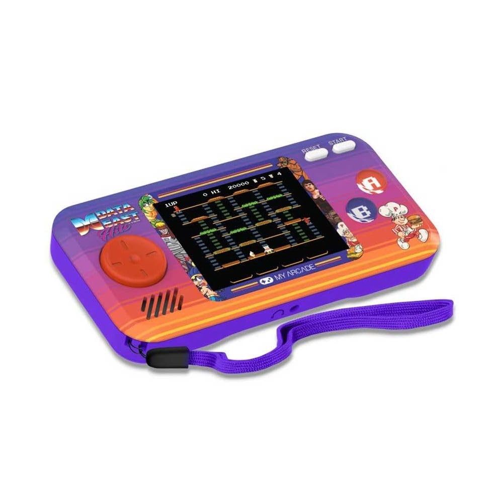 My Arcade Data East Hits Mini Arcade Games Console - Pocket Player Table Top Arc 11390₽