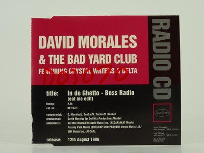 DAVID MORALES AND THE BAD YARD CLUB IN DE GHETTO (B61) 1 Track Promo CD Single P