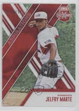 2017 Panini Elite Extra Edition Aspirations Red 18/150 Jelfry Marte #133 fm0