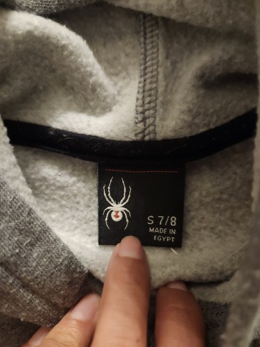 Spyder Heather Gray Hoodie and Joggers Set Boys Size 7/8 - Picture 4 of 11