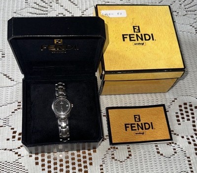 時計 FENDI watch vintage REGISTERED MODEL Vintage Rare Fendi Orologi Watch with Complete Packaging and