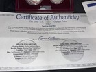 Silver 1992 U.S. Olympic Two-Coin Commemorative Proof Set. Bonus Autograph ✍️ — photo 8