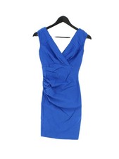 Quiz Bodycon Midi Dress UK8 in Blue