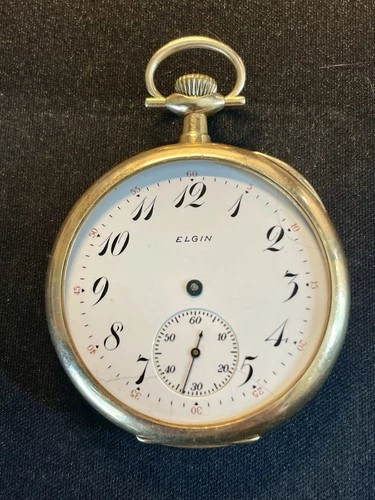 Elgin Pocket Watch 14K Yellow Gold, Antique, Untested