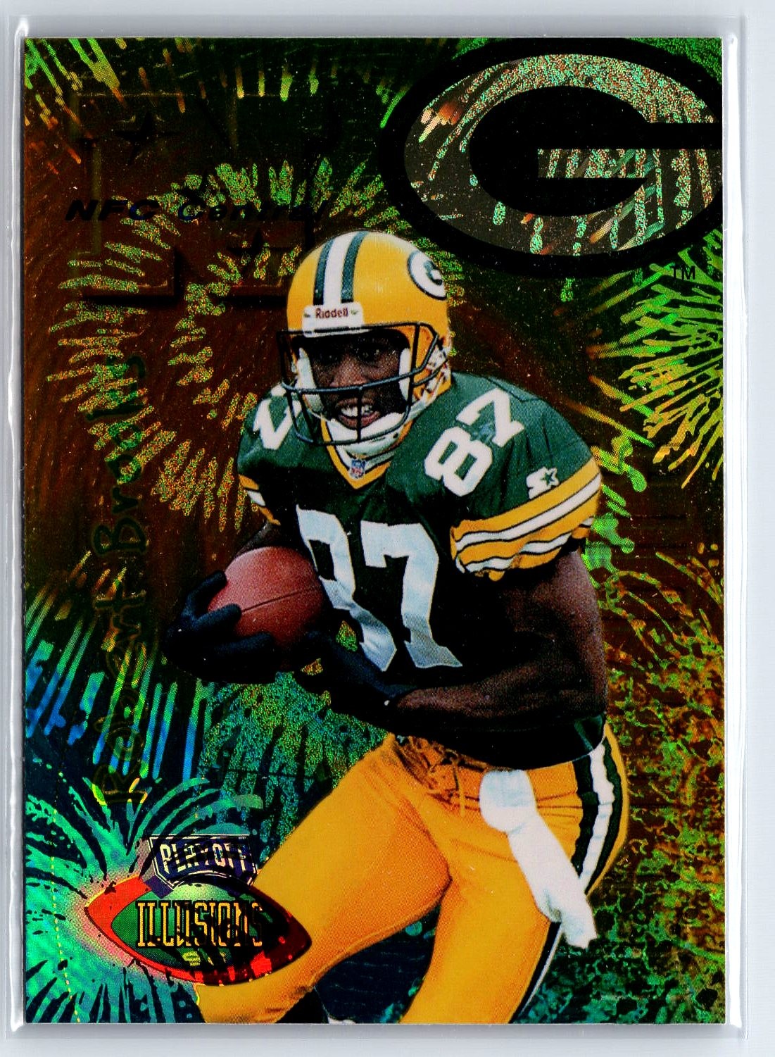 1996 Playoff Illusions Spectralusion Dominion #12 Robert Brooks Packers 1:23,040