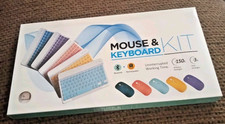 Bluetooth Rechargeable Mouse Keyboard Kit Multi-Color Compact Backlit Wireless