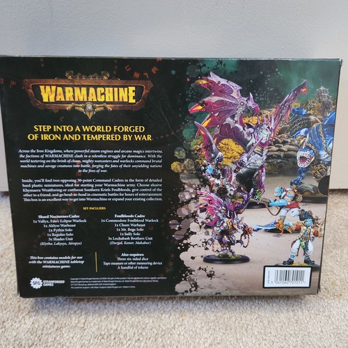 Steamforged Games Warmachine Shadows & Scum Starter Set SFG-WMH005 Unpainted