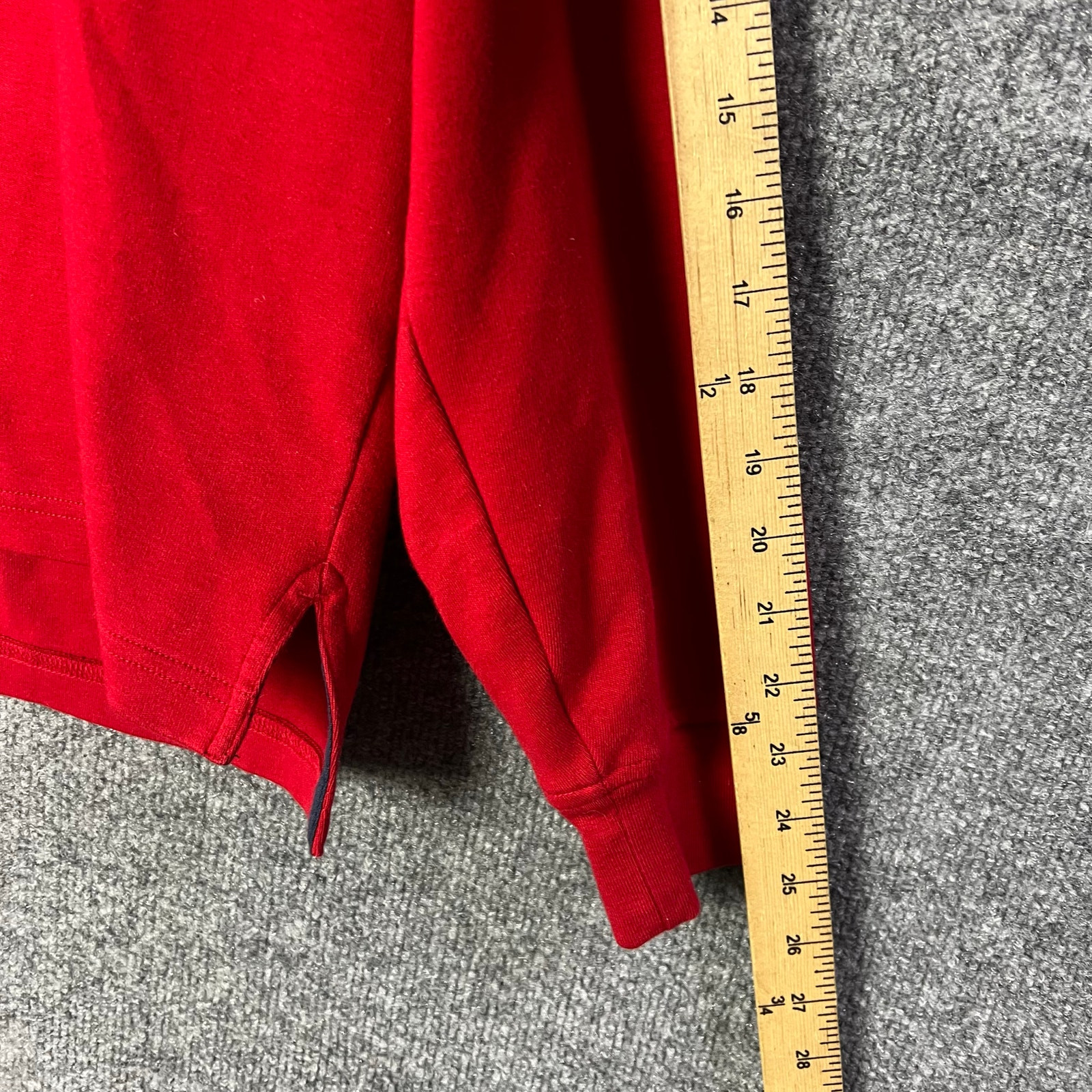 Lacoste 1/4 Zip High Neck Collard  Long Sleeve Pullover sweatshirt Shirt Mens 6 thumbnail 6