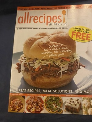Allrecipes Stir Things Up Retro 2013 Pulled Pork, Special preview Issue