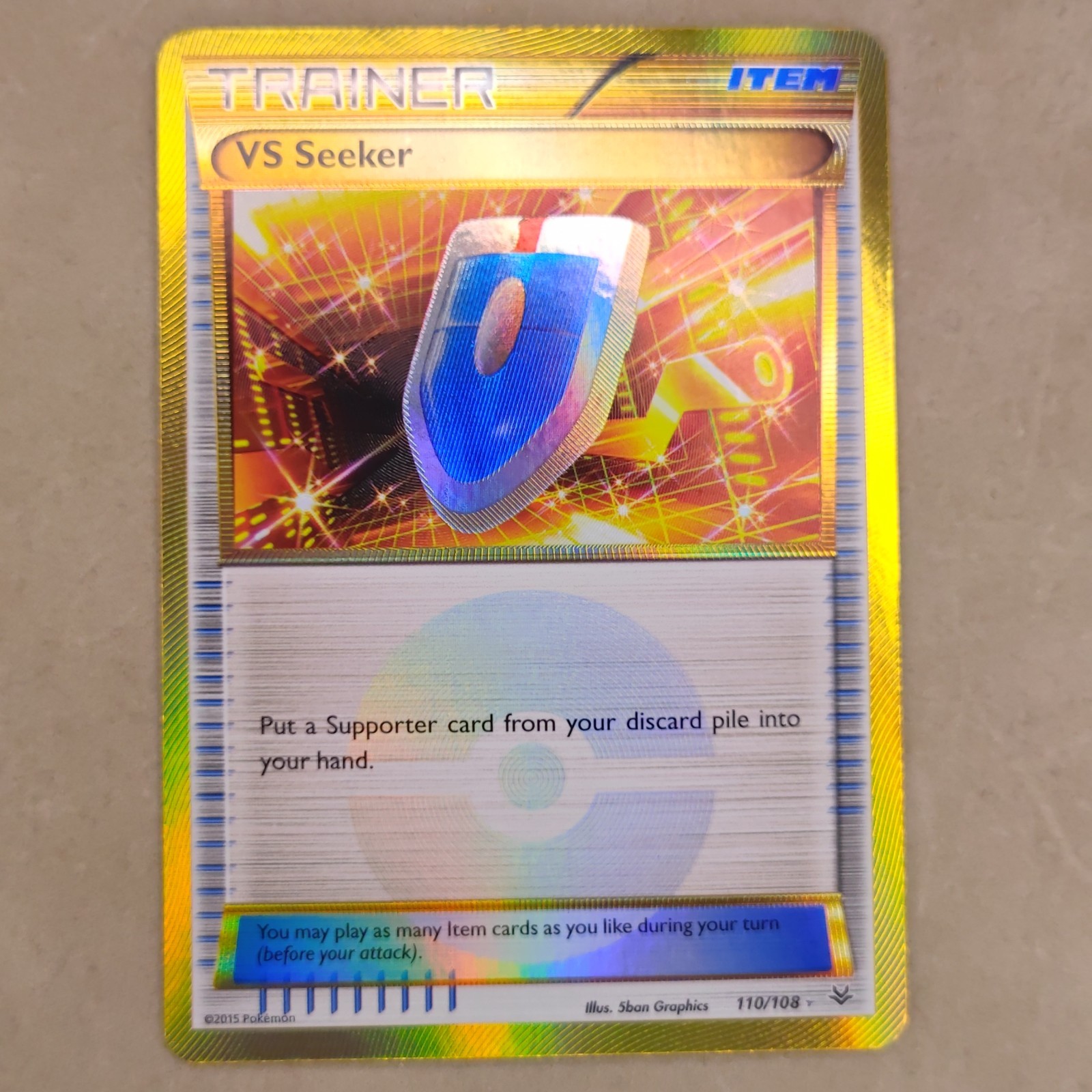 Vs Seeker Roaring Skies 110/108 Pokemon TCG NM Near Mint