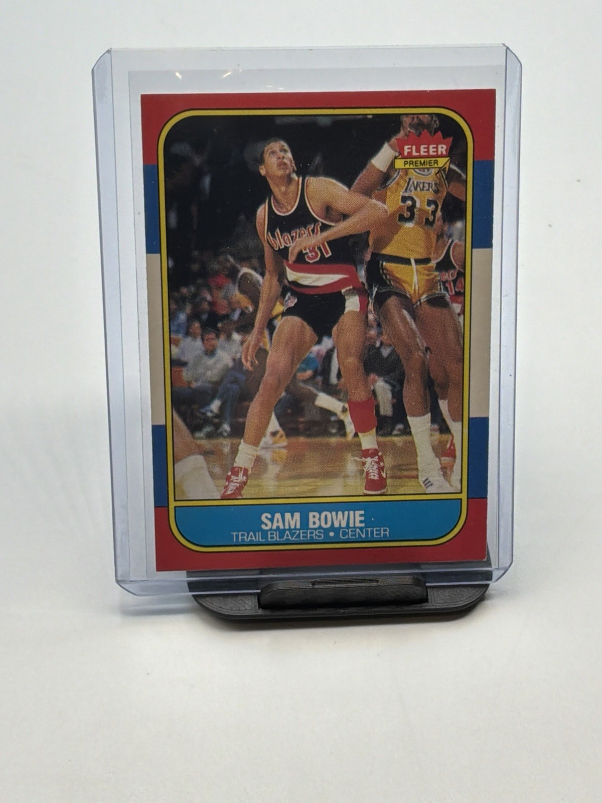 1986 Fleer #13 SAM BOWIE Portland Trailblazers