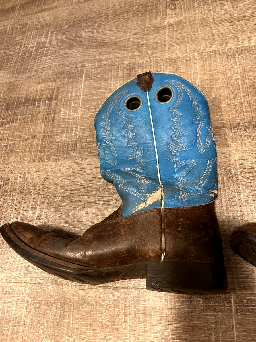 Justin boots blue cheap