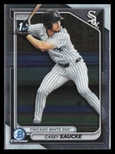 2024 Bowman Draft Casey Saucke #BDC-33 Chrome 1st Bowman