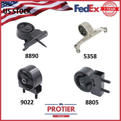 Engine Motor & Trans. Mount Set for 1999-2002 Suzuki Esteem 1.8L Auto Trans
