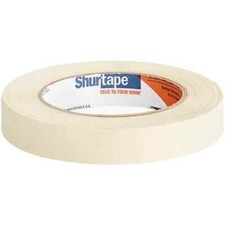 Shurtape CP-106/NAT260 CP-106 Economy Grade Masking Tape: 3/4" x 60 yd, Natural