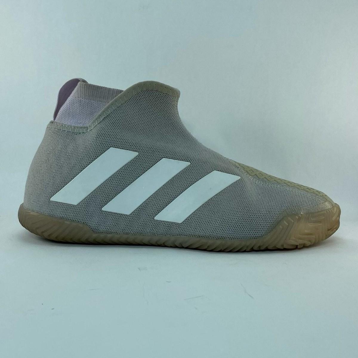 ADIDAS “Stycon” Laceless HardCourt Grey/Lavender Shoes Size Womens Size