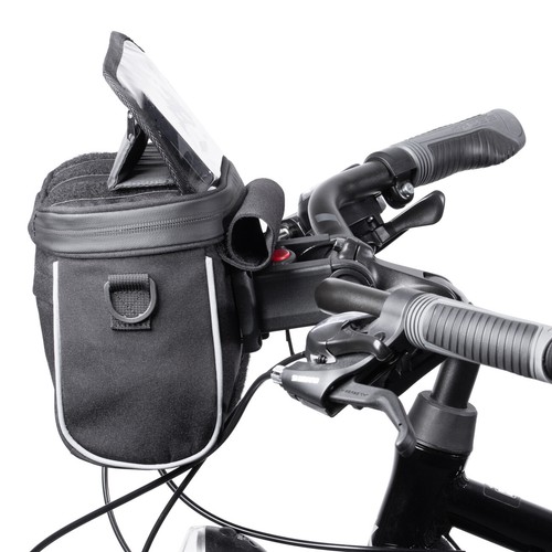 Fahrradtasche Lenker Fahrrad MTB Handy Tasche Umhängetasche Wasserdicht Schwarz - Bild 4 von 13