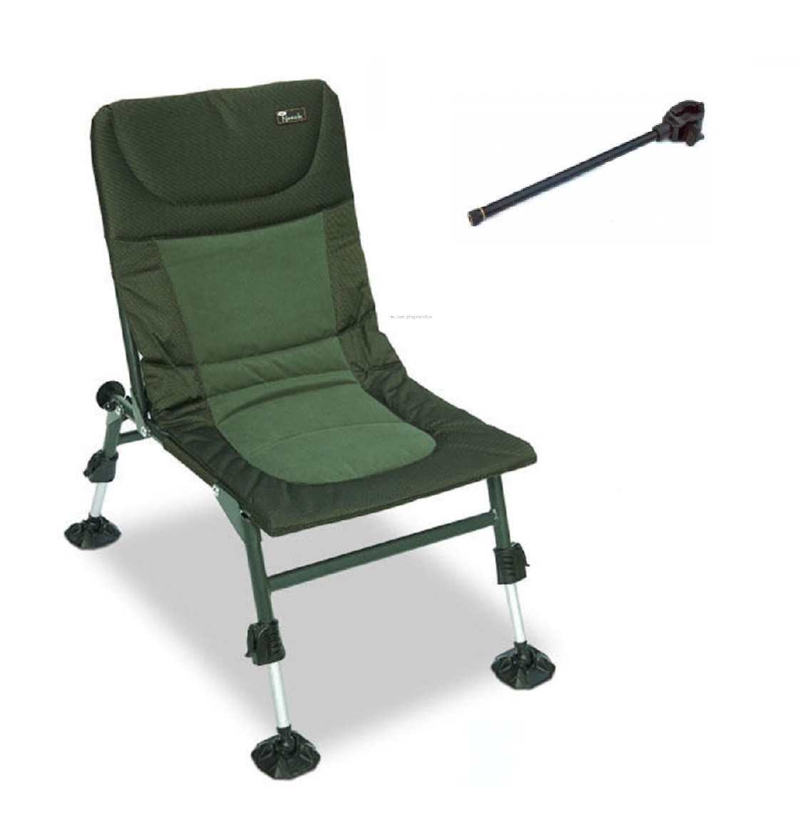 Matt Hayes Lightweight Folding Carp Fishing Chair Mud Feet & Tackle