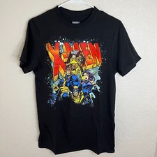Marvel X-Men Superhero Wolverine Mens Graphic T-Shirt Small Black Brand New