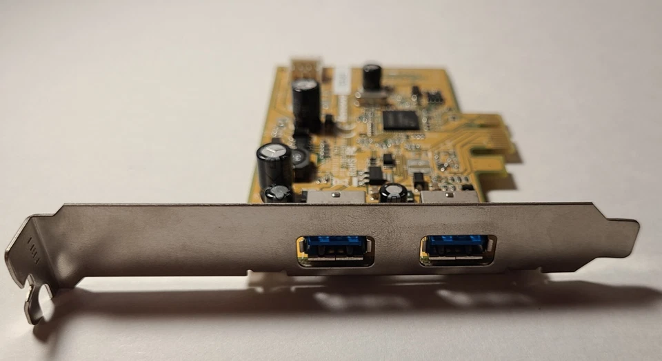 Lenovo PCIe 2 port USB 3.0 Adapter Card 03T7030 - Used, Tested OK - Image 3 of 4