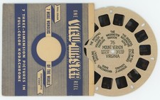 Mount Vernon Virginia mid 1940's View-Master Single Reel 76