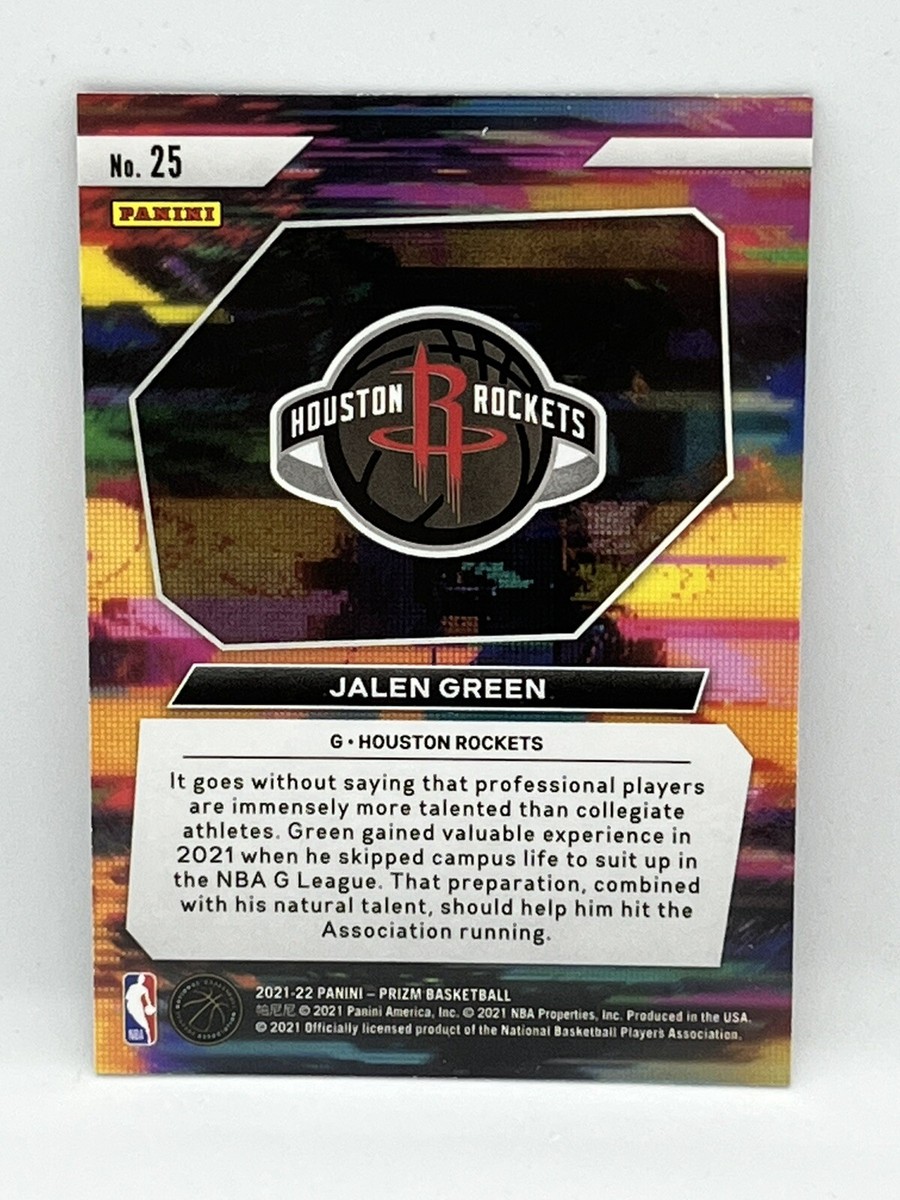 2021-22 Panini Prizm Jalen Green Instant Impact RC #25