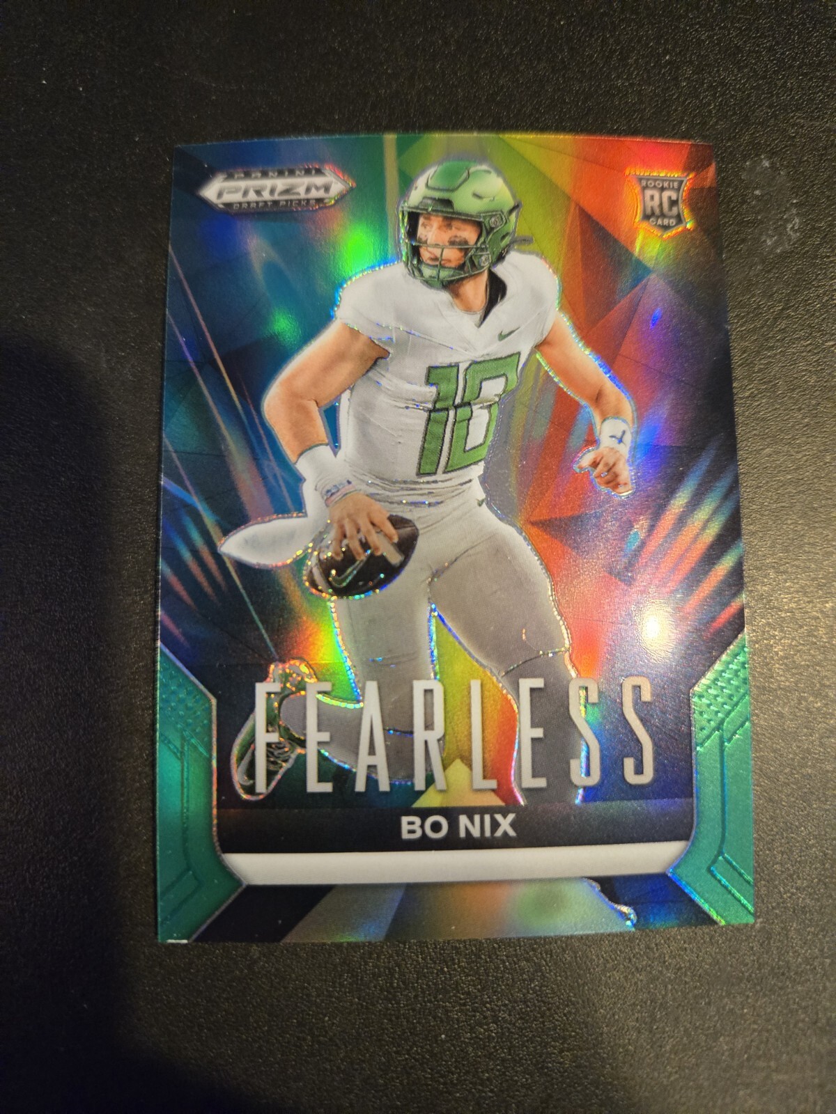 2024 Panini Prizm Draft Picks Fearless BO NIX RC Green Prizm Broncos