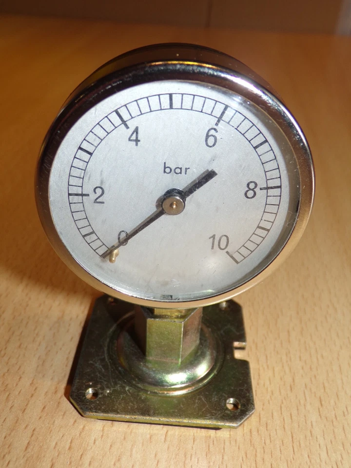 Manomètre 0-10 bar avec socle - Photo 2/4
