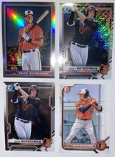 Adley Rutschman 2021 Bowman Chrome Refractor Mojo Refractor Chrome Base & BP-29