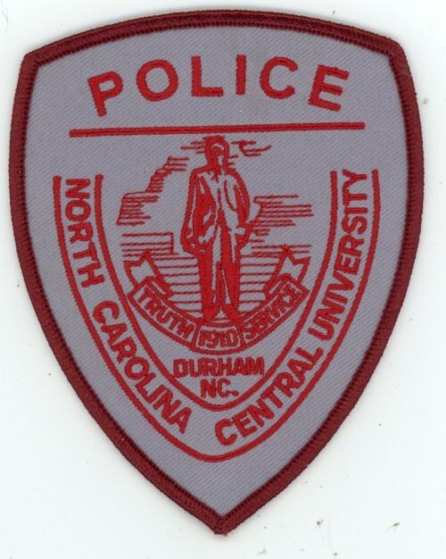 NC Central University Police Sheriff Embroidered Shoulder Patch