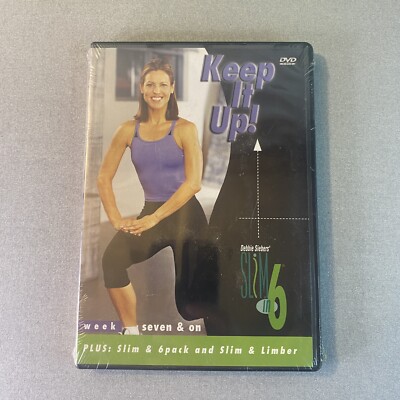 Debbie Siebers Slim in 6 Keep It Up Week 7 & On Plus Slim & Limber DVD, 2002 New