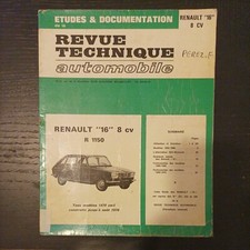 Revue technique Renault R16