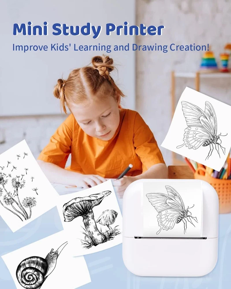 Phomemo M02X Mini Portable Inkless Sticker Photo Printer for US Buyers
