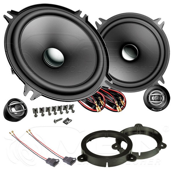 Pioneer Lautsprecher FüR Renault Clio IV Ab 2014 Heck TüR 2-Wege 300W 130 #Bmvp-image