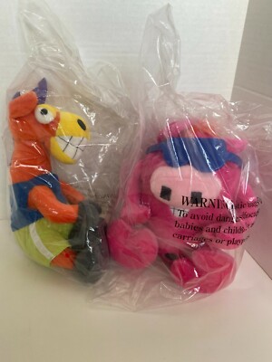 NIP Kellogg's EET and ERN ~ Horse & Pig Plush Toy for Loyalty Program * RARE *