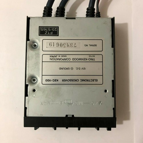 NEW RARE OLD SCHOOL VINTAGE KENWOOD KEC-1100 CAR STEREO ELECTRONIC CROSSOVER  - Bild 4 von 9